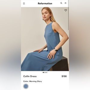 REFORMATION Collin Dress Morning Glory